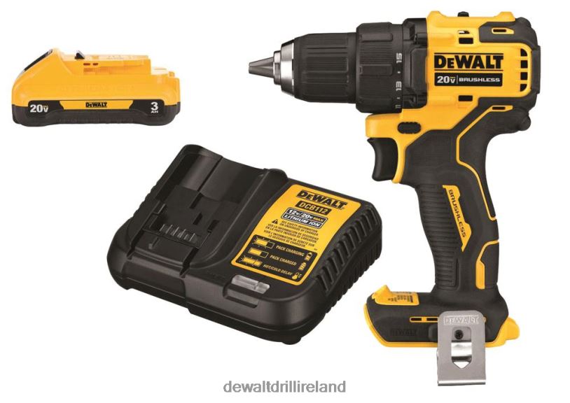 20V MAX Atomic Compact 1/2 in Drill/Driver 3Ah Kit Bundle DEWALT 08Z0J176 Tools
