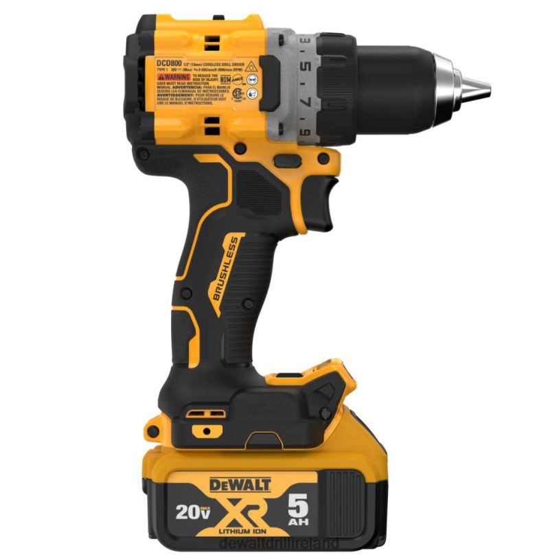 20V MAX XR Brushless Cordless 1/2 in. Drill/Driver Kit DEWALT 08Z0J38 Tools