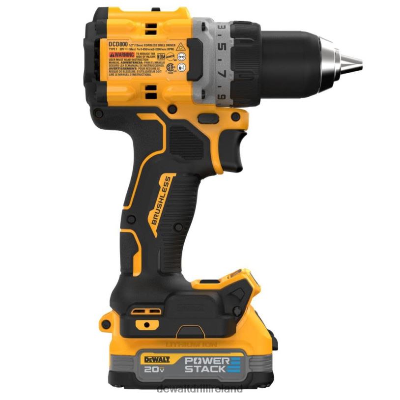 20V MAX XR Brushless Cordless 1/2 in. Drill/Driver Kit DEWALT 08Z0J56 Tools