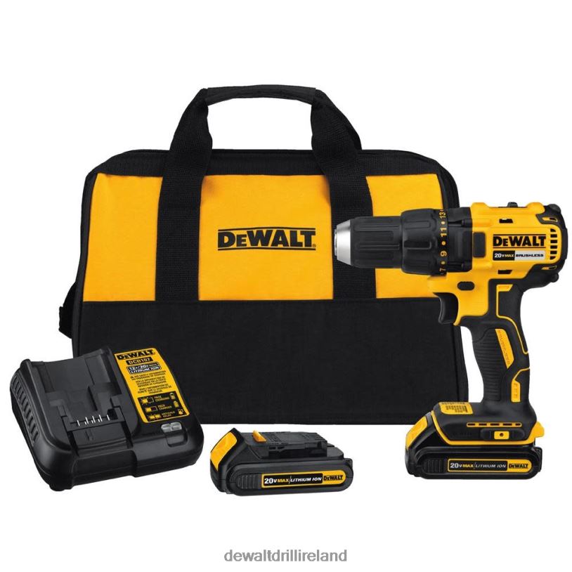 20 V MAX Compact Brushless Drill/Driver Kit DEWALT 08Z0J46 Tools