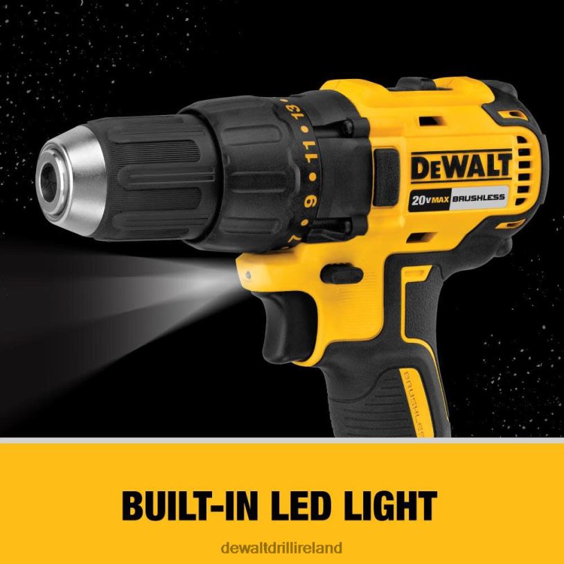 20 V MAX Compact Brushless Drill/Driver Kit DEWALT 08Z0J46 Tools