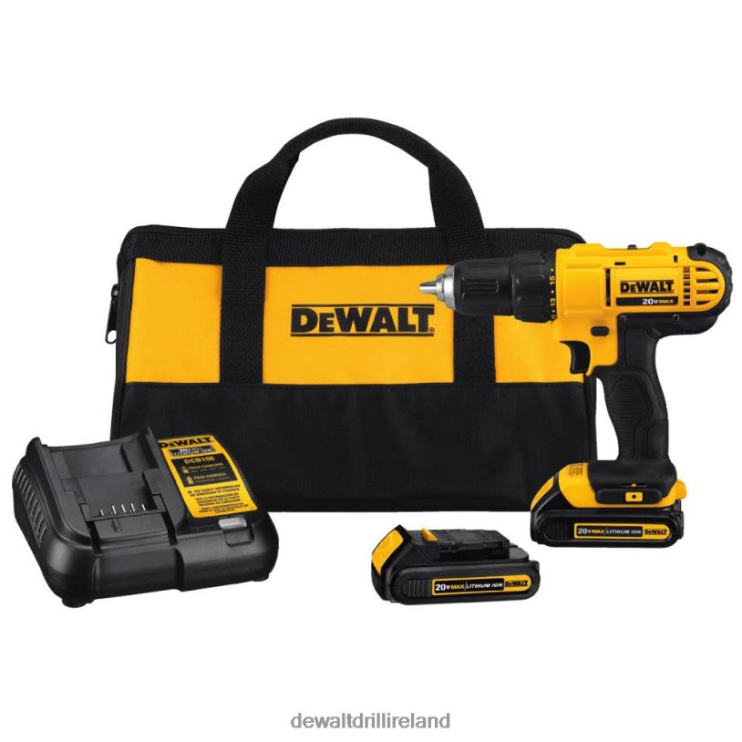 20 V MAX Li-ion Compact Drill/Driver Kit DEWALT 08Z0J39 Tools