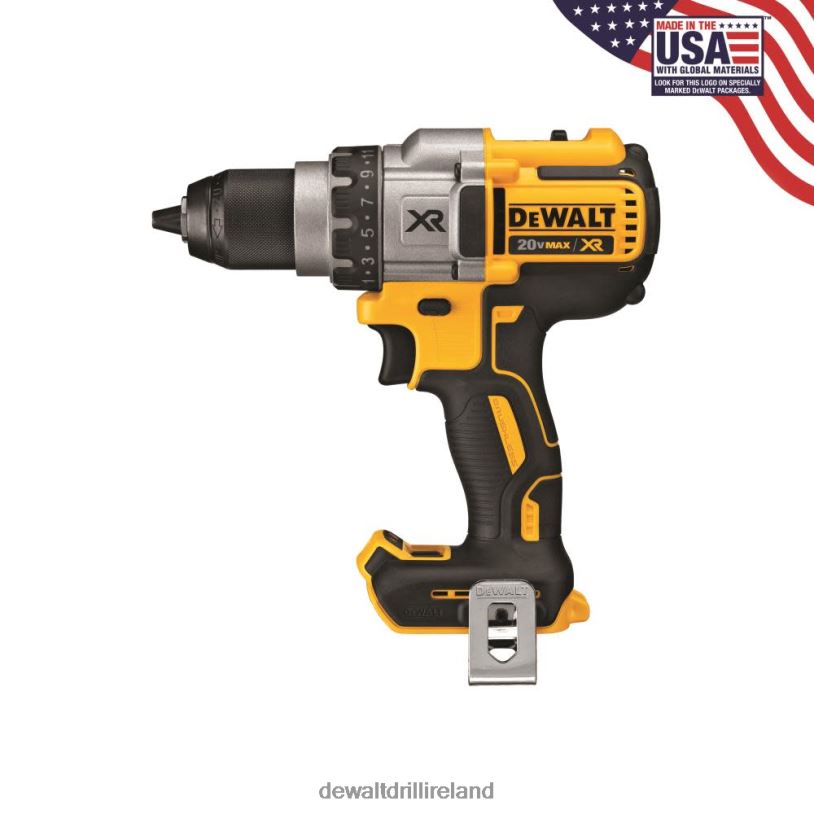 DCD991B - 20V MAX XR LITHIUM ION BRUSHLESS 3-SPEED DRILL/DRIVER (Bare Tool) DEWALT 08Z0J28 Tools