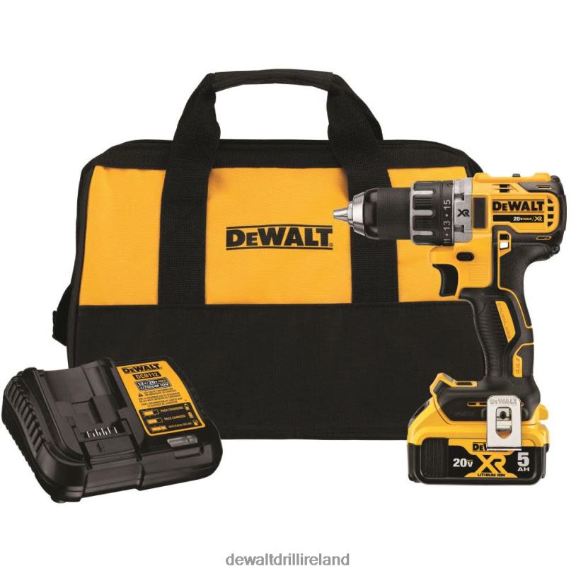DW 20V MAX XR Brushless 1/2 in. Cordless Drill/Driver Kit DEWALT 08Z0J180 Tools