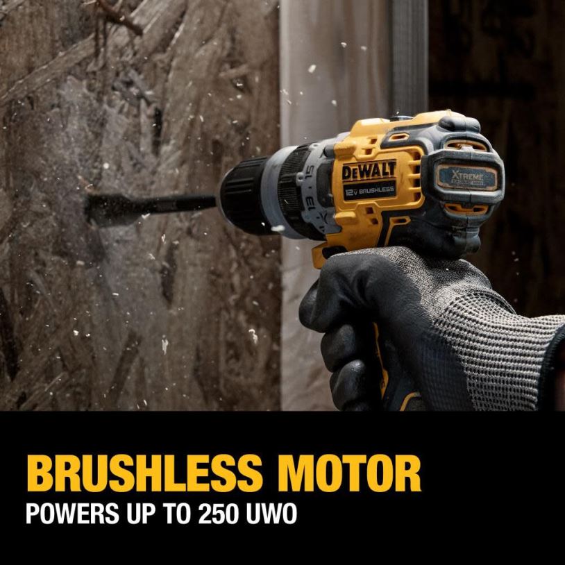 XTREME 12V MAX 5 in 1 Drill/Driver Brushless Cordless Kit DEWALT 08Z0J5 Tools