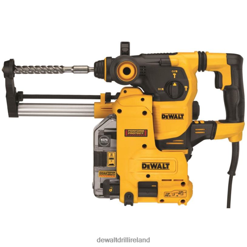 1-1/8-in SDS-plus Keyless Rotary Hammer with Dust Extractor DEWALT 08Z0J151 Tools