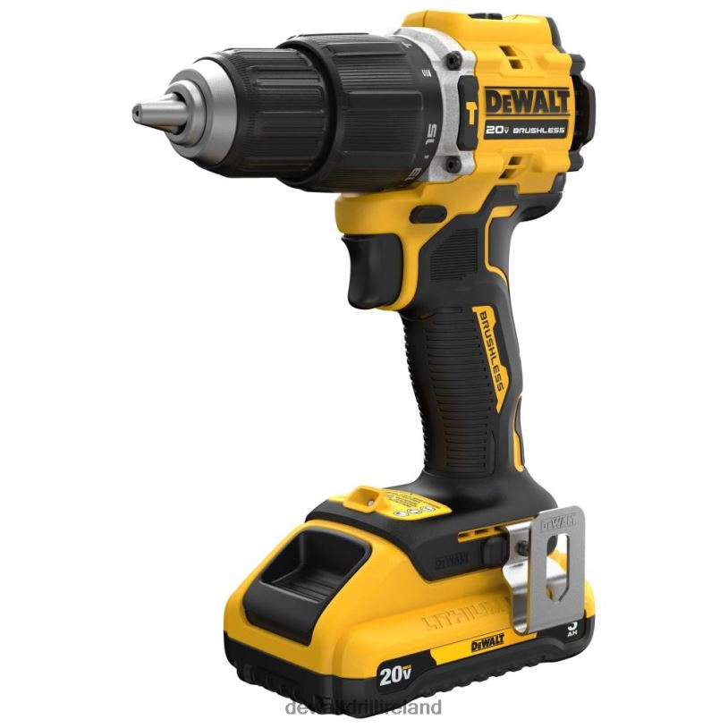 20V MAX 1/2in Hammer Drill ATOMIC COMPACT SERIES Cordless Kit DEWALT 08Z0J51 Tools