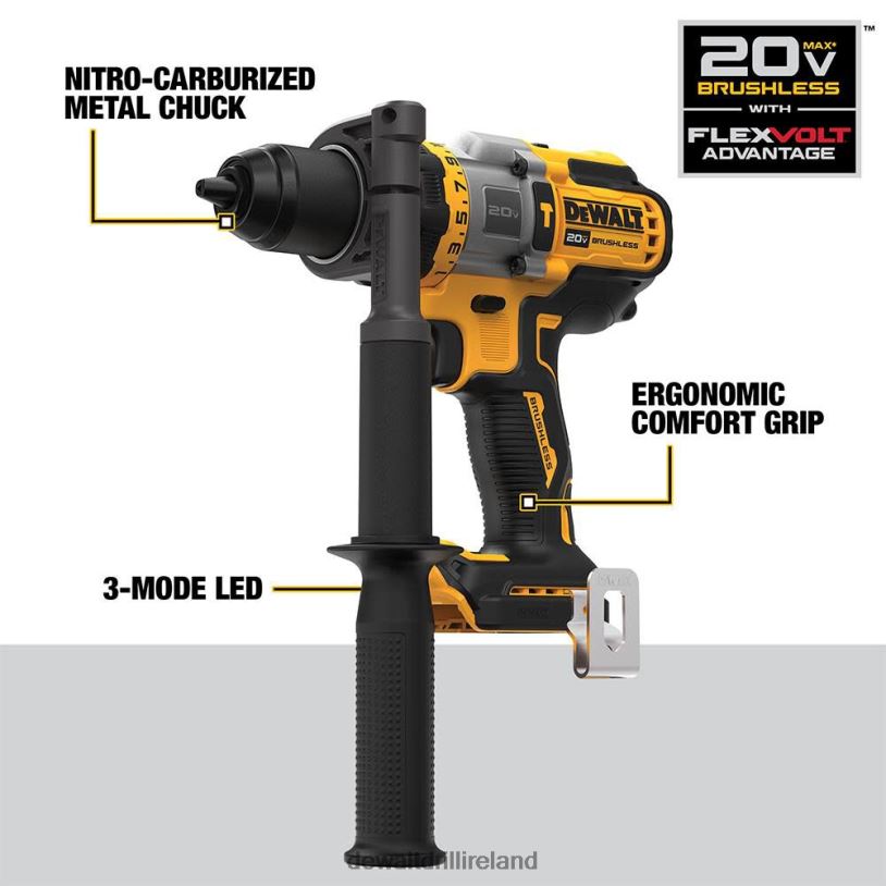 20V MAX 1/2in Hammer Drill/Driver with FLEXV ADVANTAGE (Bare Tool) DEWALT 08Z0J20 Tools