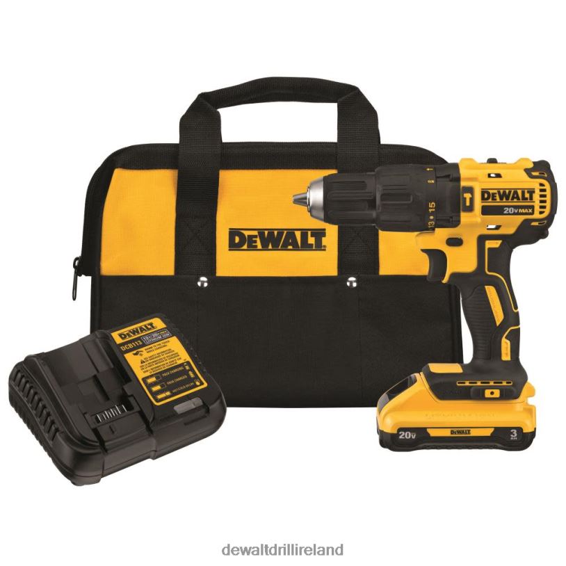 20V MAX Cordless Compact Hammerdrill Kit DEWALT 08Z0J123 Tools