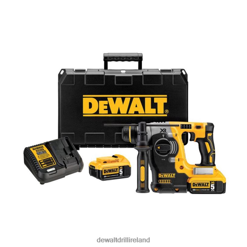 20V MAX XR Brushless 1-in L-Shape SDS Plus Rotary Hammer Kit DEWALT 08Z0J53 Tools