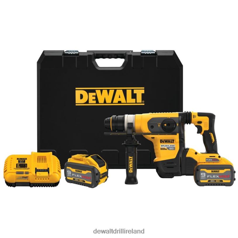 60V MAX 1 1/4in Brushless SDS PLUS Rotary Hammer Kit DEWALT 08Z0J13 Tools