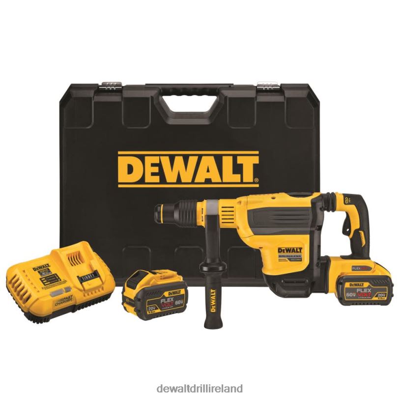 60V MAX 1-3/4in SDS MAX Brushless Combination Rotary Hammer Kit DEWALT 08Z0J90 Tools