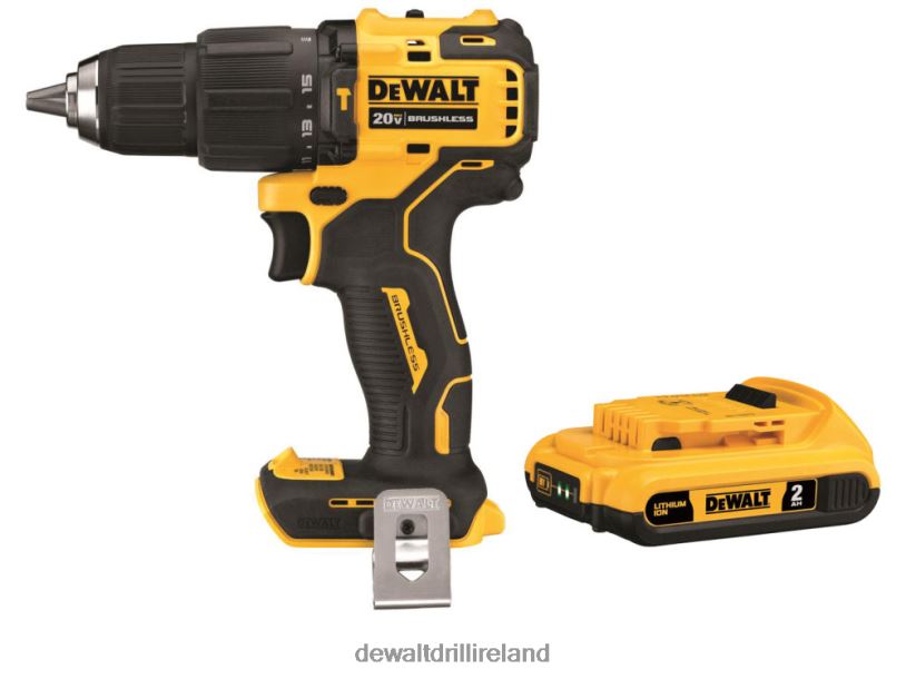 ATOMIC 20V MAX Compact Cordless 1/2 in. Hammer Drill/Driver with 20V MAX Battery Bundle DEWALT 08Z0J178 Tools