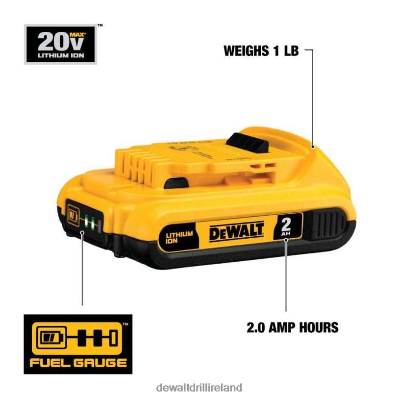 ATOMIC 20V MAX Compact Cordless 1/2 in. Hammer Drill/Driver with 20V MAX Battery Bundle DEWALT 08Z0J178 Tools
