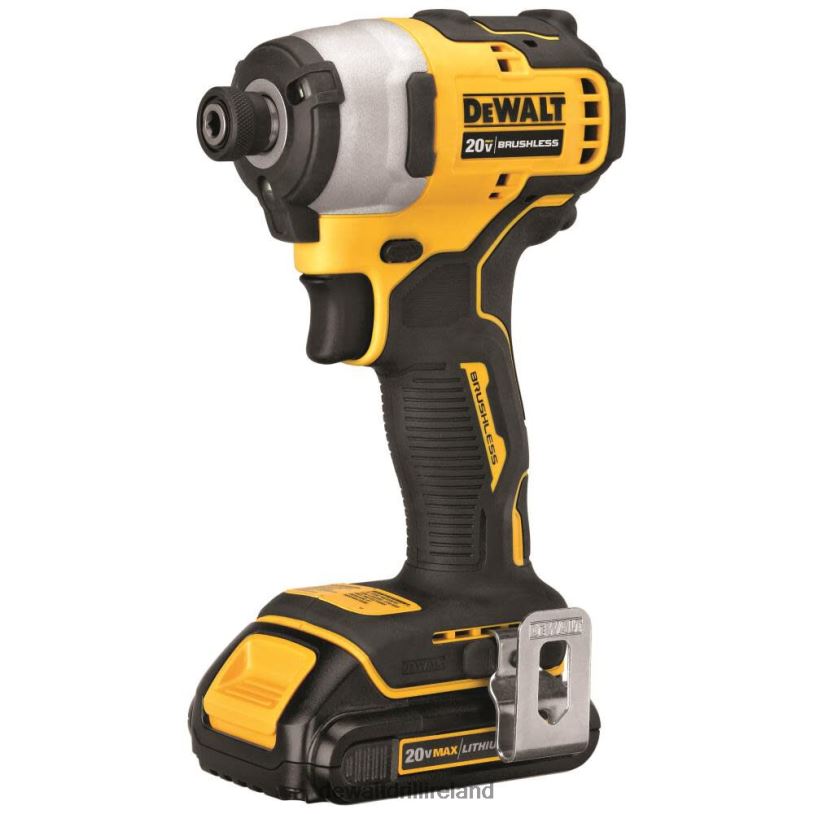 20V MAX Brushless Atomic Compact 1/4in Impact Driver Kit (2 Batteries) DEWALT 08Z0J32 Tools