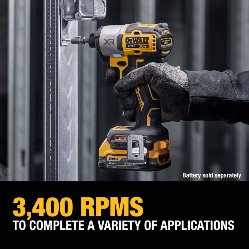 20V MAX XR 1/4in Impact Driver (Bare Tool) DEWALT 08Z0J1 Tools