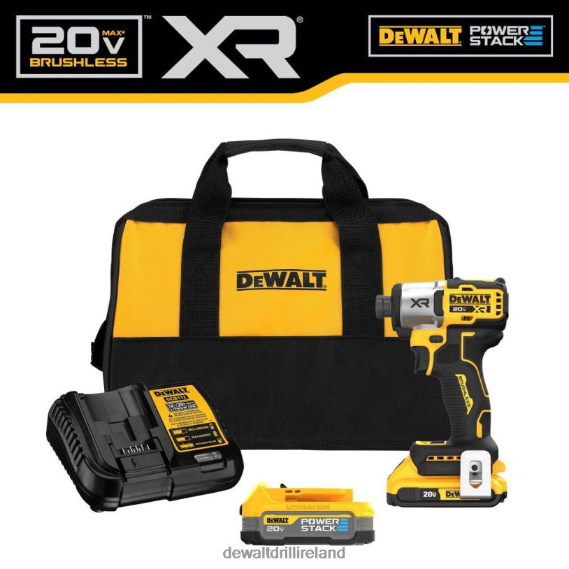 20V MAX XR 1/4in Impact Driver Kit DEWALT 08Z0J7 Tools