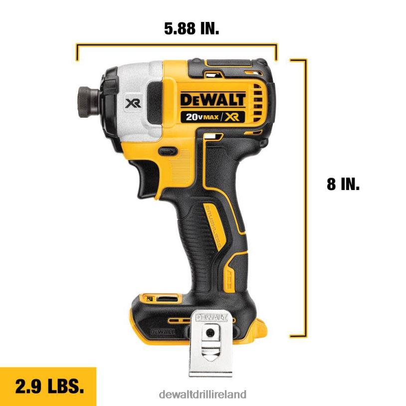 20V MAX XR Brushless 1/4-in 3-Speed Impact Driver (Bare Tool) DEWALT 08Z0J47 Tools
