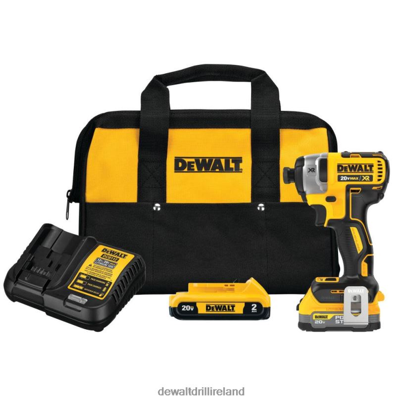 20V MAX XR Impact Driver with POWERSTACK Kit DEWALT 08Z0J69 Tools