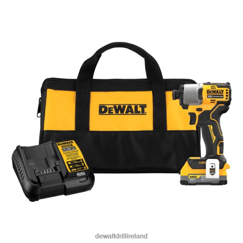 20V Max Impact Driver Kit with POWERSTACK Battery DEWALT 08Z0J124 Tools