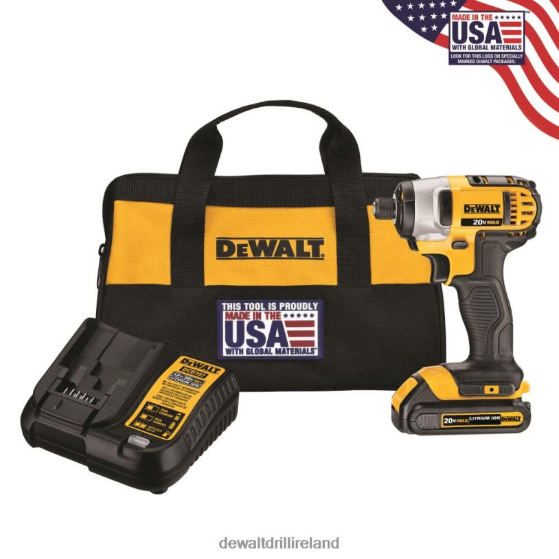 20 V MAX 1/4 In. Impact Driver Kit DEWALT 08Z0J63 Tools