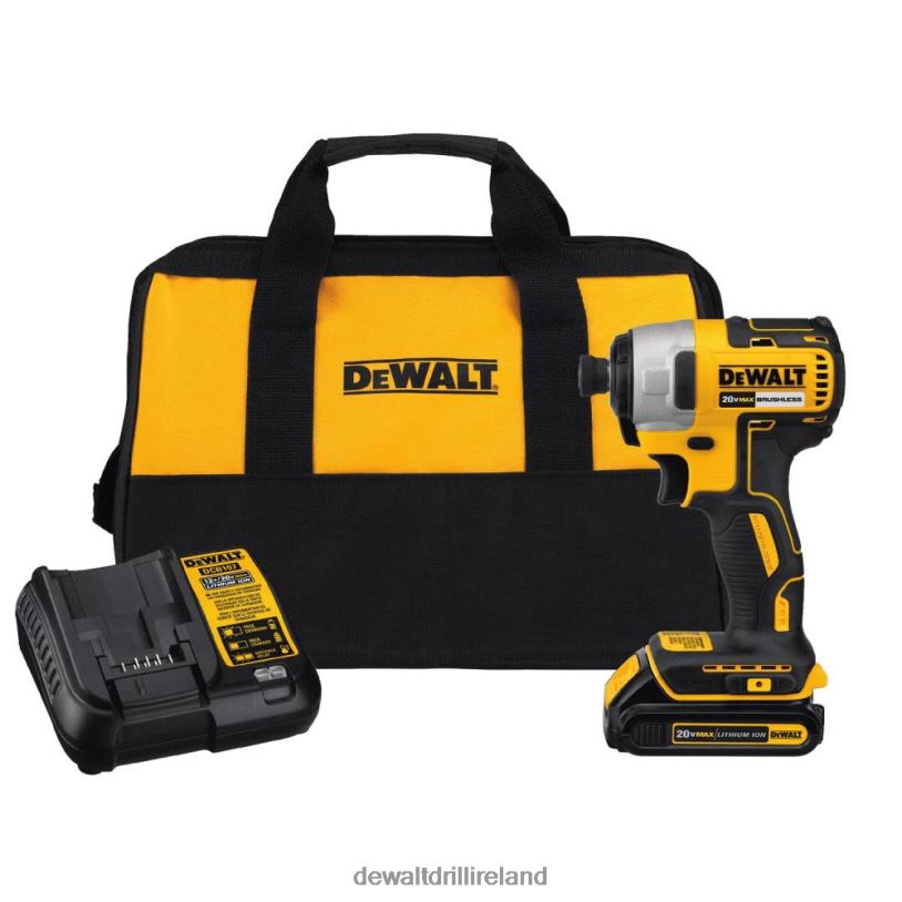 20 V MAX 1/4-in Brushless Impact Driver Kit DEWALT 08Z0J25 Tools