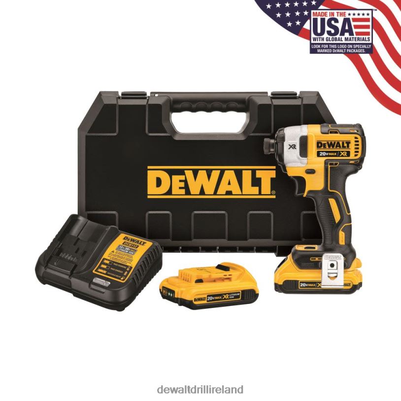 20 V MAX XR Brushless 1/4 In. 3-Speed Impact Driver DEWALT 08Z0J91 Tools