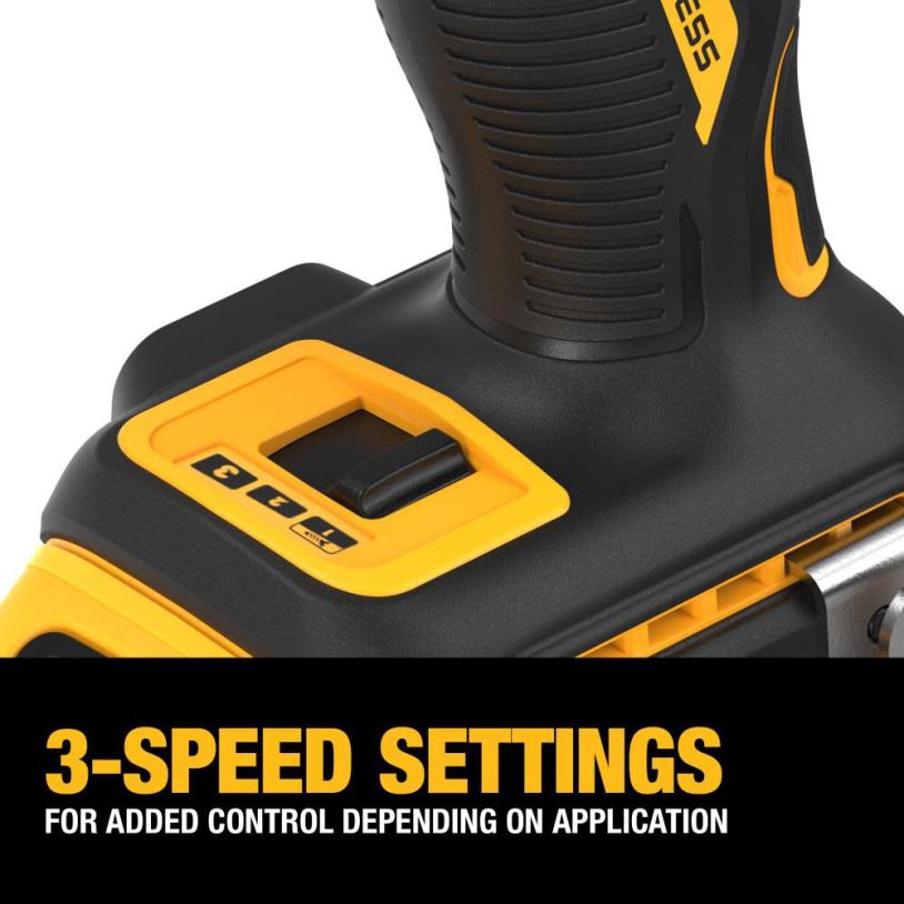 ATOMIC 20V MAX Impact Driver Kit 1/4in 3 Speed Brushless Cordless DEWALT 08Z0J14 Tools