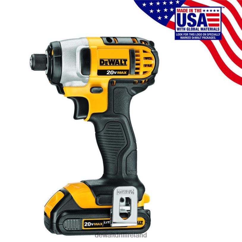 DCF885C2 20V MAX Lithium Ion 1/4in Impact Driver Kit (1.5Ah) (DCF885C2) DEWALT 08Z0J196 Tools