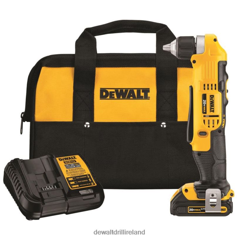 20V MAX Compact Right Angle Drill DEWALT 08Z0J113 Tools