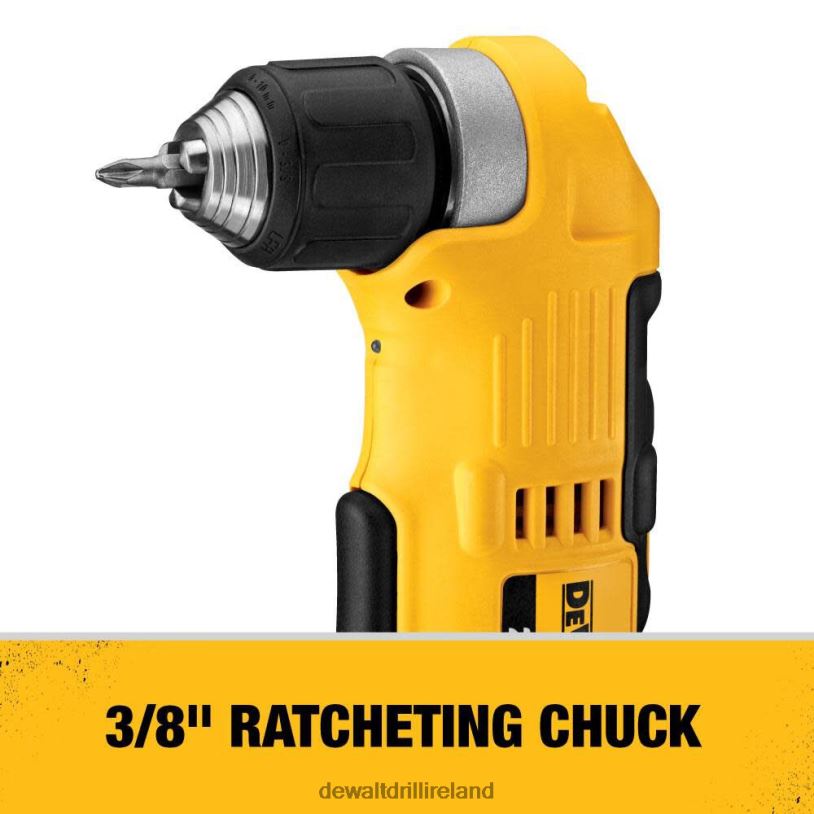 20 V MAX Lithium Ion 3/8-in Right Angle Drill/Driver (Bare Tool) DEWALT 08Z0J54 Tools