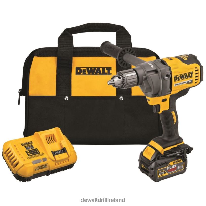 60V MAX Mixer/Drill with E-Clutch System Kit DEWALT 08Z0J11 Tools